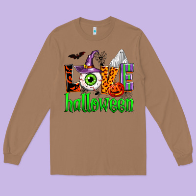 Love Halloween Long Sleeve Tee Designed By Zillion Design Studio