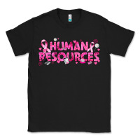 Black Breast Cancer Human Resources Classic Tee - texasbilliewilder