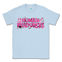 Dusty Blue Breast Cancer Human Resources Classic Tee - texasbilliewilder