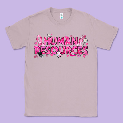 Breast Cancer Human Resources Classic Tee Designed By Texasbilliewilder