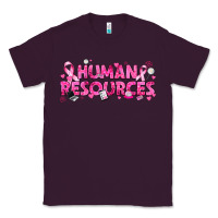Plum Breast Cancer Human Resources Classic Tee - texasbilliewilder