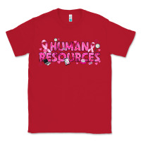 Red Breast Cancer Human Resources Classic Tee - texasbilliewilder