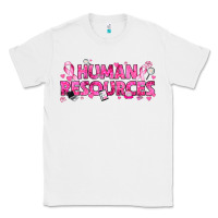 White Breast Cancer Human Resources Classic Tee - texasbilliewilder