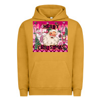 Pigment Peanut Butter merry pink christmas santa Urban Hoodie - MaliasSmallBusiness