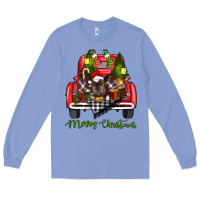 Colony Blue merry christmas truck Long Sleeve Tee - RanaPortraitStore