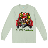 Matcha merry christmas truck Long Sleeve Tee - RanaPortraitStore