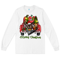 White merry christmas truck Long Sleeve Tee - RanaPortraitStore