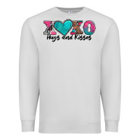 Xoxo Hugs And Kisses Valentines Day Premium Sweatshirt | Teevron
