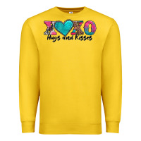 Lemon xoxo hugs and kisses valentines day Premium Sweatshirt - AdoDesignShop