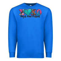 True Royal xoxo hugs and kisses valentines day Premium Sweatshirt - AdoDesignShop