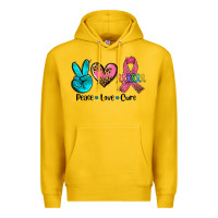 Lemon peace love  cure Premium Hoodie - AdoDesignShop