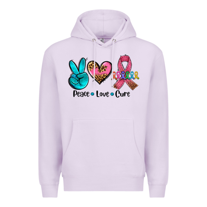 Peace Love  Cure Premium Hoodie by AdoDesignShop | Teevron