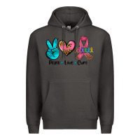 Smoke peace love  cure Premium Hoodie - AdoDesignShop