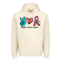 Tofu peace love  cure Premium Hoodie - AdoDesignShop