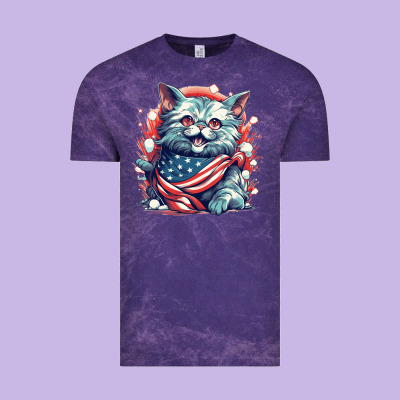 Cat7 Vintage Tee Designed By Unal Design