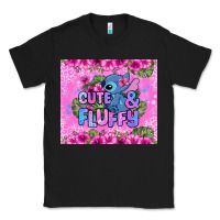 Black cute and fluffy stitch Classic Tee - Zillion Design Studio