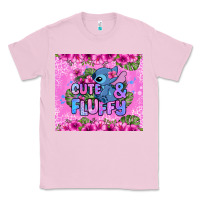 Bubblegum Pink cute and fluffy stitch Classic Tee - Zillion Design Studio