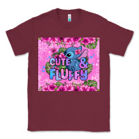Burgundy cute and fluffy stitch Classic Tee - Zillion Design Studio