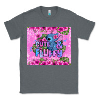 Charcoal Heather cute and fluffy stitch Classic Tee - Zillion Design Studio