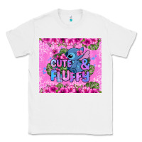 White cute and fluffy stitch Classic Tee - Zillion Design Studio