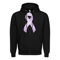Black testicular cancer ribbon fa element Zipper Hoodie - FaDigitalArtStudio
