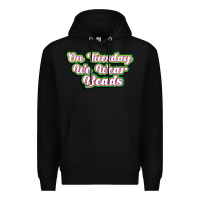 Black on tuesday we wear beads Premium Hoodie - MaliasSmallBusiness