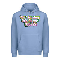 Colony Blue on tuesday we wear beads Premium Hoodie - MaliasSmallBusiness