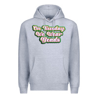 Heather Grey on tuesday we wear beads Premium Hoodie - MaliasSmallBusiness
