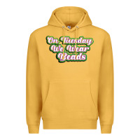 Mustard on tuesday we wear beads Premium Hoodie - MaliasSmallBusiness