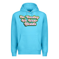 Ocean Blue on tuesday we wear beads Premium Hoodie - MaliasSmallBusiness