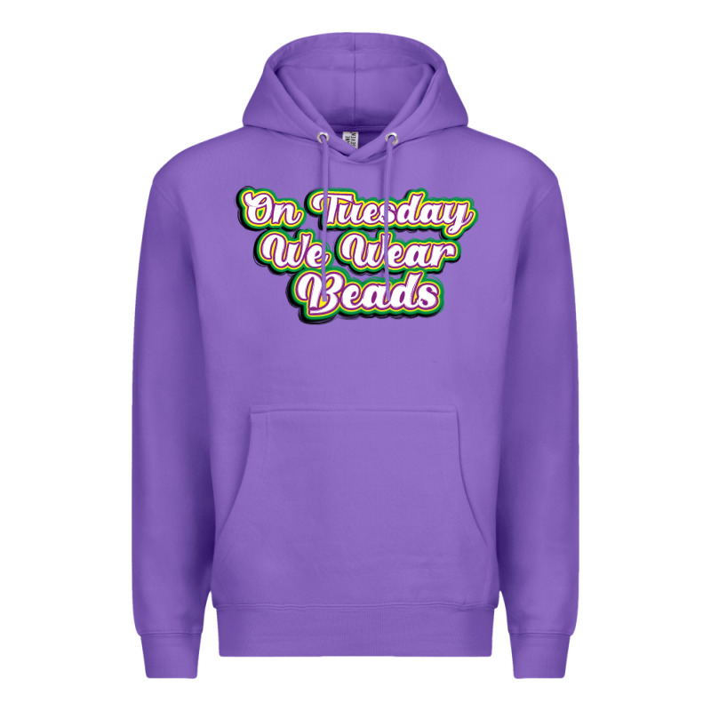 On Tuesday We Wear Beads Premium Hoodie by MaliasSmallBusiness | Teevron