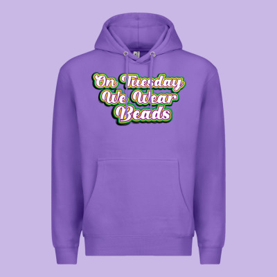 On Tuesday We Wear Beads Premium Hoodie Designed By Maliassmallbusiness