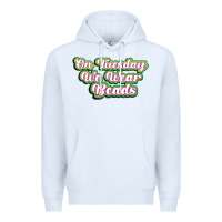 White on tuesday we wear beads Premium Hoodie - MaliasSmallBusiness