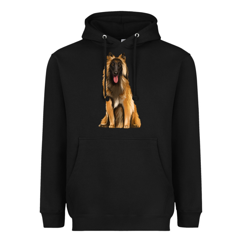 Belgian Shepherd Tervuren Heavyweight Hoodie by Artiststas | Teevron