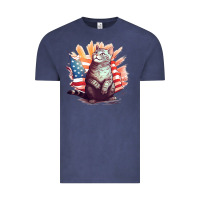 Vintage Denim cat8 Vintage Tee - Unal Design