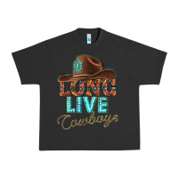 Pigment Black long live cowboys Urban Heavy Tee - texasbilliewilder