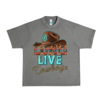 Tornado long live cowboys Urban Heavy Tee - texasbilliewilder