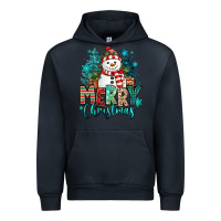 Navy merry christmas snowman Urban Hoodie - MaliasSmallBusiness