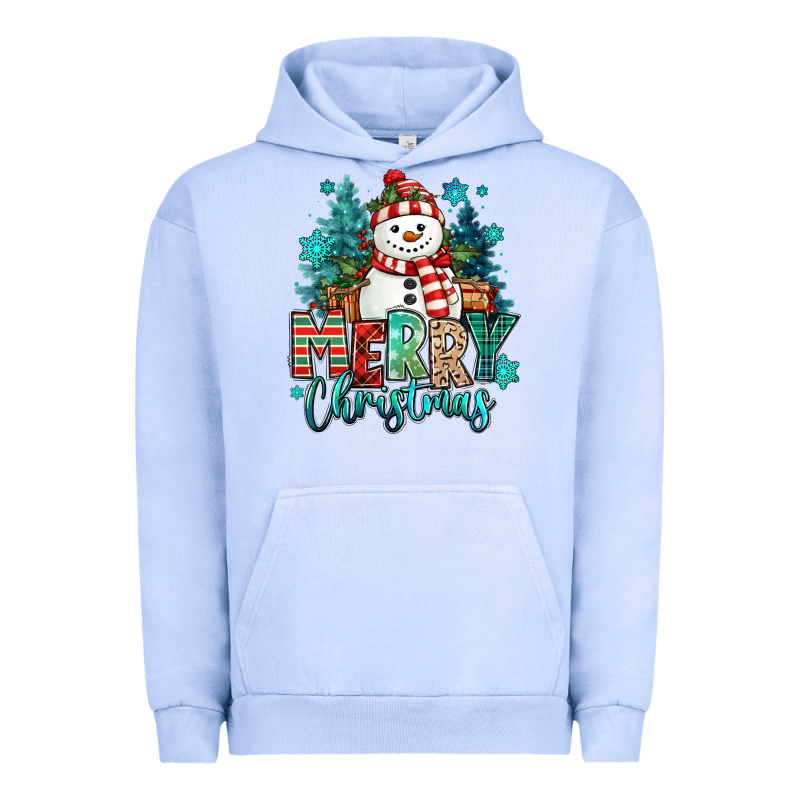Merry Christmas Snowman Urban Hoodie by MaliasSmallBusiness | Teevron