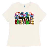 Bone merry christmas stitch Ladies Tee - AdoDesignShop