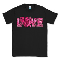 Black Breast Cancer Love Classic Tee - texasbilliewilder