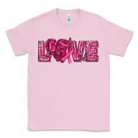Bubblegum Pink Breast Cancer Love Classic Tee - texasbilliewilder
