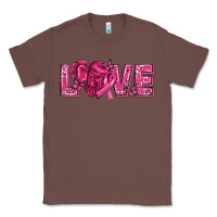 Chestnut Breast Cancer Love Classic Tee - texasbilliewilder