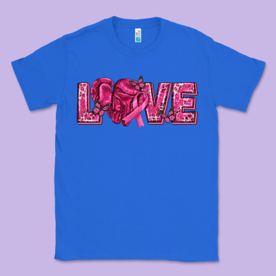 Breast Cancer Love Classic Tee Designed By Texasbilliewilder