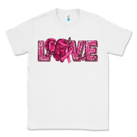 White Breast Cancer Love Classic Tee - texasbilliewilder