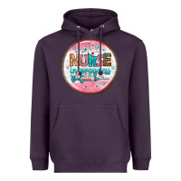 Plum nurse round earrings 2 Heavyweight Hoodie - BundleAndBundleShop