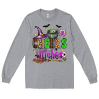 Heather Grey Cheers witches Long Sleeve Tee - Zillion Design Studio