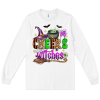 White Cheers witches Long Sleeve Tee - Zillion Design Studio