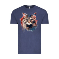 Vintage Denim cat9 Vintage Tee - Unal Design