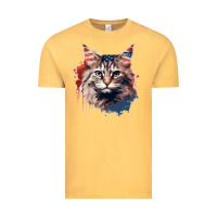 Vintage Mustard cat9 Vintage Tee - Unal Design